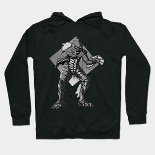 Creature from the Black Lagoon Black and White Hoodie